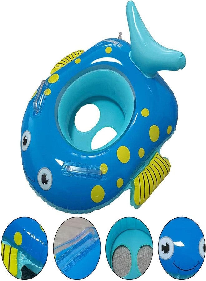 WENGTY Swimming Pool Float Ring Tubes Cartoon Fish Cute Tube for Kids Girls and Boys Beach Swim Seat Ring|Floating Lounge for Pool & Lake|Outdoor Fun Toy for Pool Party| Birthday Gift for Kids - Image 4